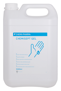 CHEMISEPT GEL 5l, kanystr, dezinfekce pokožky, bezbarvá